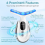 Neck and face massager 7 in 1 with vibration and heating function(White) 3