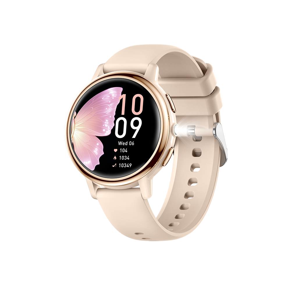 Smartwatch Ak88 For Women Health Monitoring Bluetooth Calling(Yellow) Yellow 6976917081507