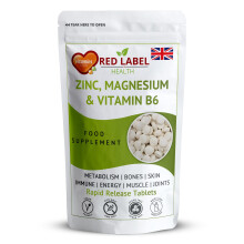 ZMA Zinc Magnesium Vitamin B6 200 Tablets Testosterone Boost Sleep