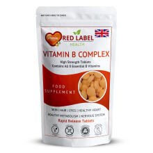 Vitamin B Complex 300 High Strength Tablets B1 B2 B3 B5 B6 B7 B9 B12