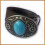 Turquoise riemgesp van zinklegering 4