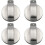 Set van 4 ontwarrende kammen voor afrohaar 1