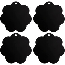 Set van 4 beschermmatten voor elektrische inductiekookplaten, antislip siliconen, krasbestendig, warmte-isolerend, 25 cm