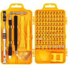 110-in-1 precisieschroevendraaierset, brillenreparatieset voor mobiele telefoon, tablet, computer en horloge