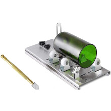 Glassnijder met handvat van aluminiumlegering, totale lengte 6,69 inch, snijdiepte 6-12 mm