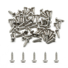 #10 x 3/4" zeskantkop zelfborende schroeven (1/2" tot 2-1/2" verkrijgbaar), zelftappende plaatschroeven, roestvrij staal 410