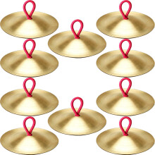 10 stuks gouden vingerbekkens, buikdansmuziekinstrument voor ballroomdansen