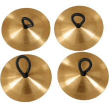 Messing vingerbekkens voor buikdans en ballroommuziekinstrumenten