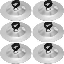 Set van 6 messing vingerbekkens voor buikdans, ballroommuziekinstrument, zilver