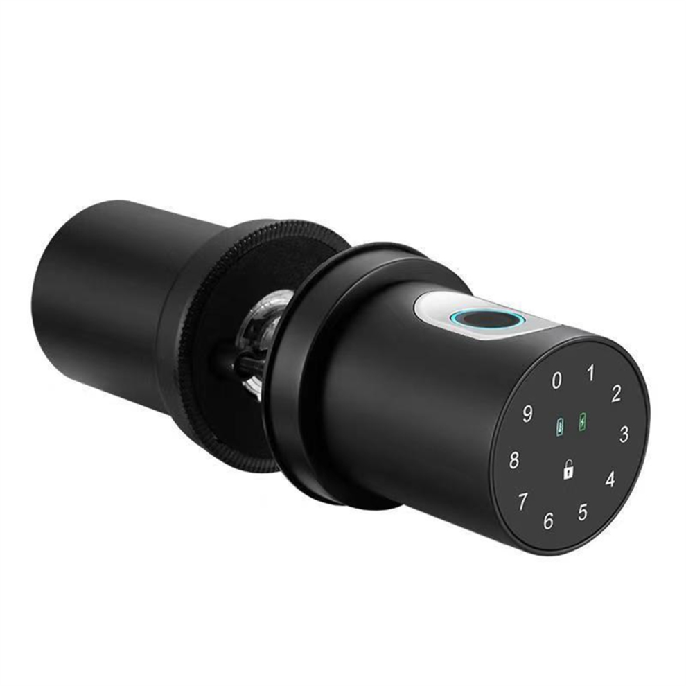 Smart Door Lock With Fingerprint Nfc App Code Backup Keys Door Knob 4851215455651