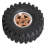 4 Rodas de metal de 1,9 polegadas com pneus de 118 mm de diâmetro externo para Axial Gold 2