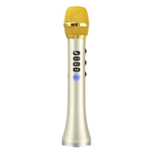 L-698DSP 20W Bluetooth-microfoon met draadloze luidspreker, goudkleurig