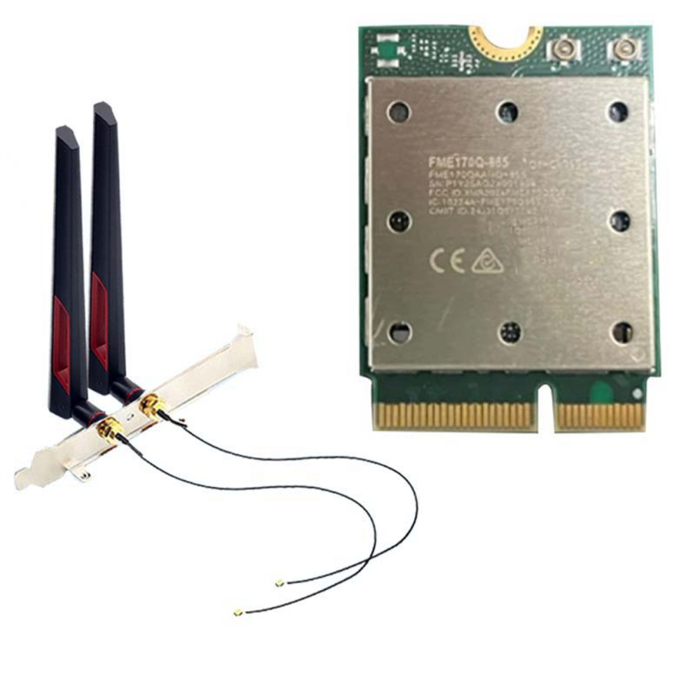 Carte Wi-Fi sans fil tribande FME-865 WiFi7, Bluetooth 5.4, mise à niveau