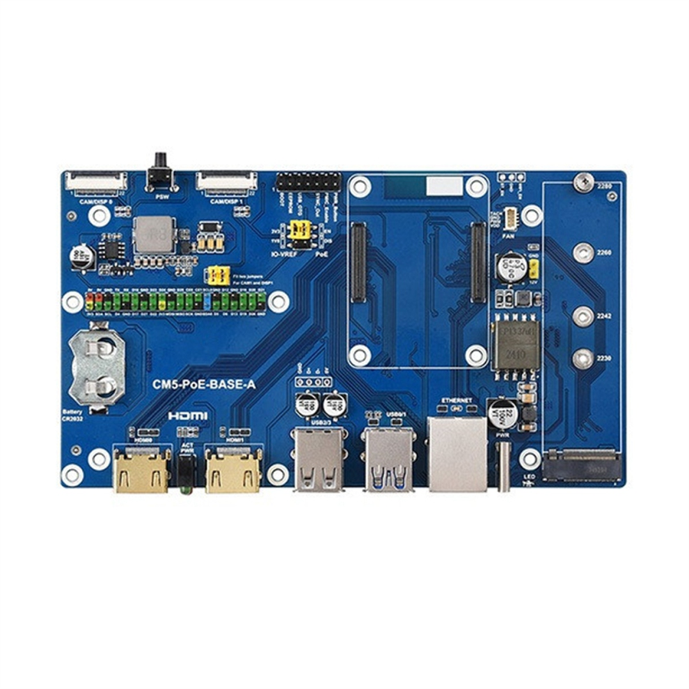 For Raspberry Pi Compute Module 5 Poe Base A Rj45 For Cm5 Lite/Emmc 4851215467784