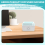 Ηχείο Bluetooth Nature Sound με λευκό θόρυβο και υγραντήρα νυχτερινού φωτός 5
