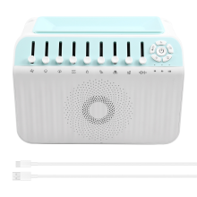 Altoparlante Bluetooth con suono naturale, rumore bianco, luce notturna, umidificatore