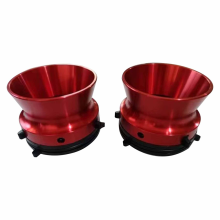 1 paar 1/4 inch 10 inch NAB-naafadapter voor Studer ReVox, rood