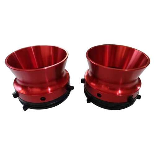 1 par de adaptadores de hub NAB de 1/4 de polegada e 10 polegadas para Studer ReVox, vermelho
