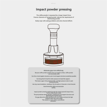 Prensa de pó de impacto de força constante para tamper de expresso 51 mm