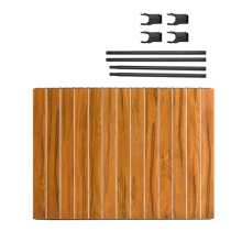 Draagbare tafelplank, opvouwbaar tafelblad, houtkleur, 5 inch