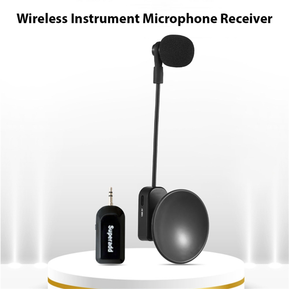 Receptor De MicróFono InaláMbrico Para Instrumentos De 2,4 G Con Ventosa-image