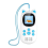 Bluetooth MP3 Player for Kids, Cute Kitty Music Player with Speaker 1