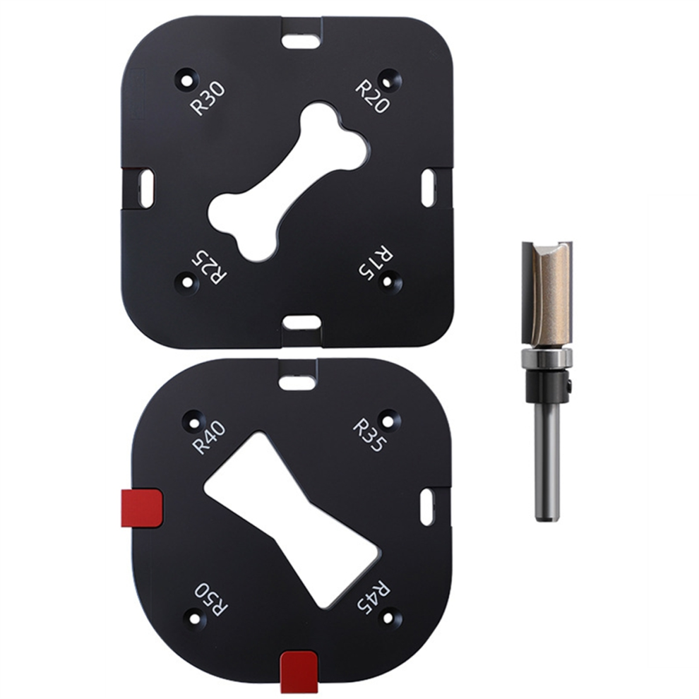 Woodworking Templates For Router Table Corner Radius Jig 4851973673786