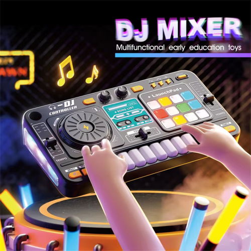Kinderen DJ Mixer Controller Elektronische Orgel DJ Speler 1