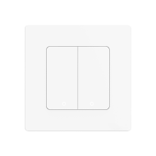Tuya WiFi Smart Light Switch 2-Gang Dimmer Switch,White