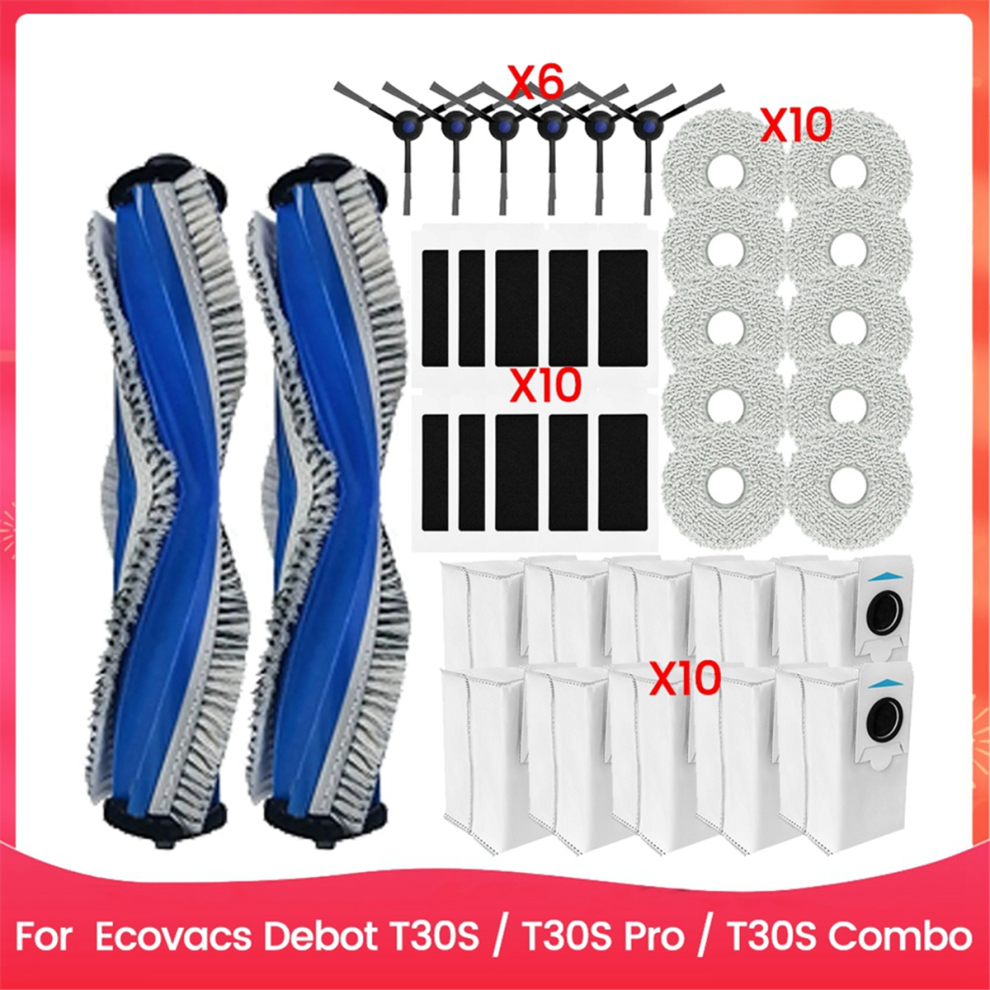 For Ecovacs Debot T30S T30S Pro T30S Combo Roller Side Brush-image-OPC-PHHQ7Z6-NEW