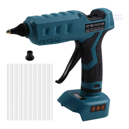 Ασύρματο πιστόλι κόλλας 100W για μπαταρίες Makita 18V 2