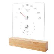 Θερμόμετρο σάουνας 2 σε 1 θερμόμετρο Fahrenheit για σάουνα, δωμάτιο ξενοδοχείου