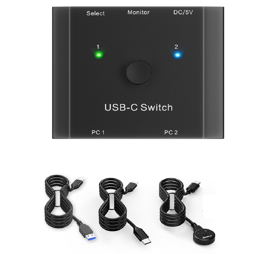 Διακόπτης KVM USB C 8K, Διαχωριστής USB3.1 Type-C