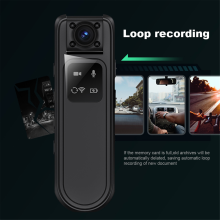 Mini câmera HD 2K com visão noturna infravermelha WiFi para motocicleta, bicicleta e carro DVR