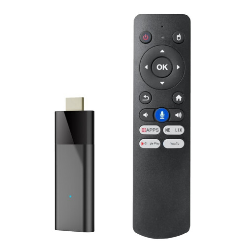 Q6 TV Stick Bluetooth Τηλεχειριστήριο Φωνής 2G+8G TV Box Android TV Dongle