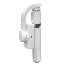 L08 Gimbal Tripod Selfie Stick Bluetooth Handheld Stabilizer White