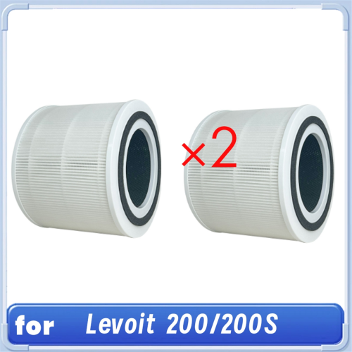 2 Pcs for Levoit Air Purifier Core 200 Activated Carbon Filter Core