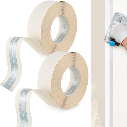 Fita de canto para drywall, fita de canto reforçada de 100 pés por 2 polegadas 1