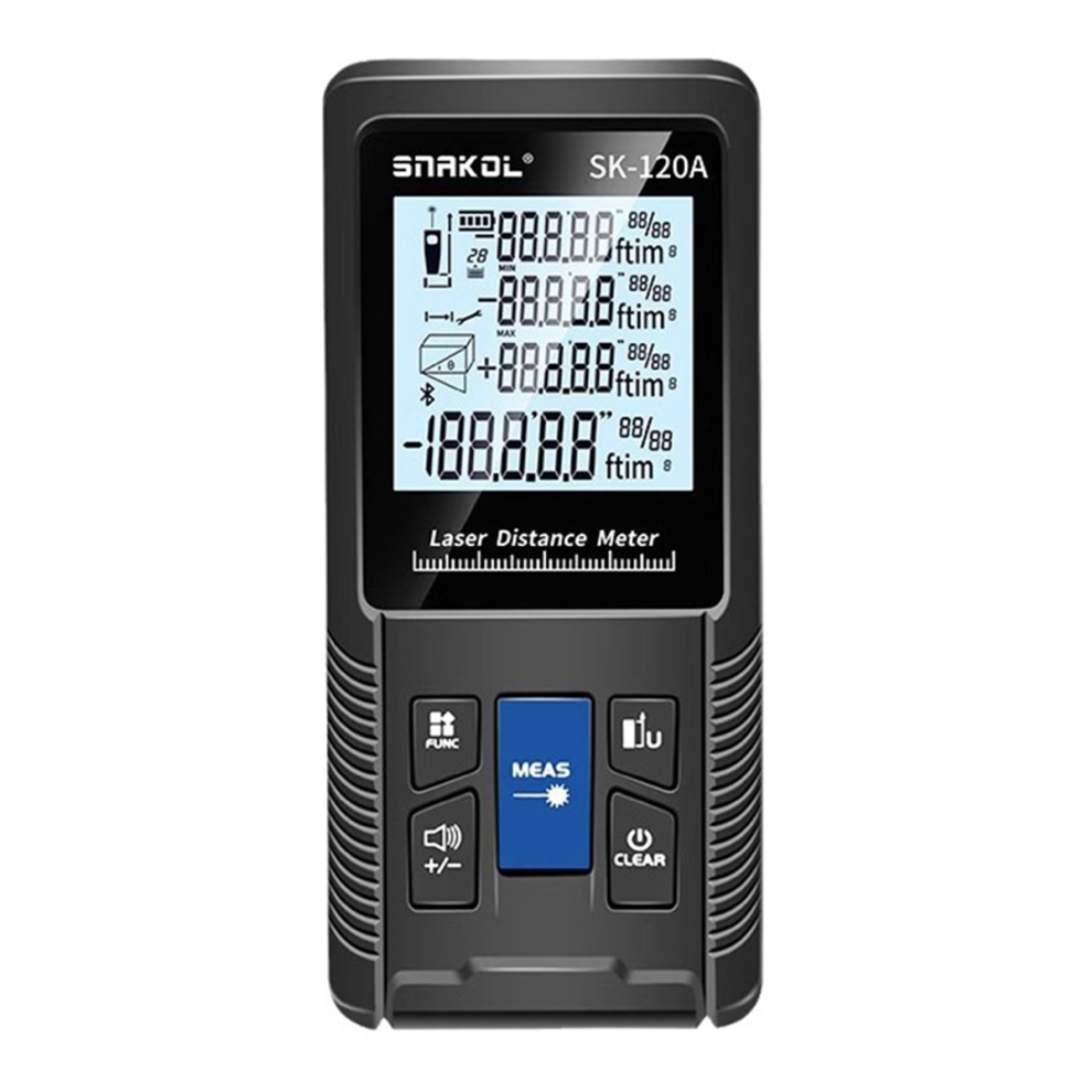 Snakol Laser Distance Meter 120M Rangefinder Digital Range Finder 4851215443160