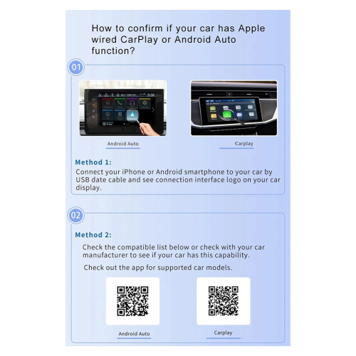 Προσαρμογέας CarPlay για iPhone και Android, ενσύρματο σε ασύρματο Carplay AI Box 1