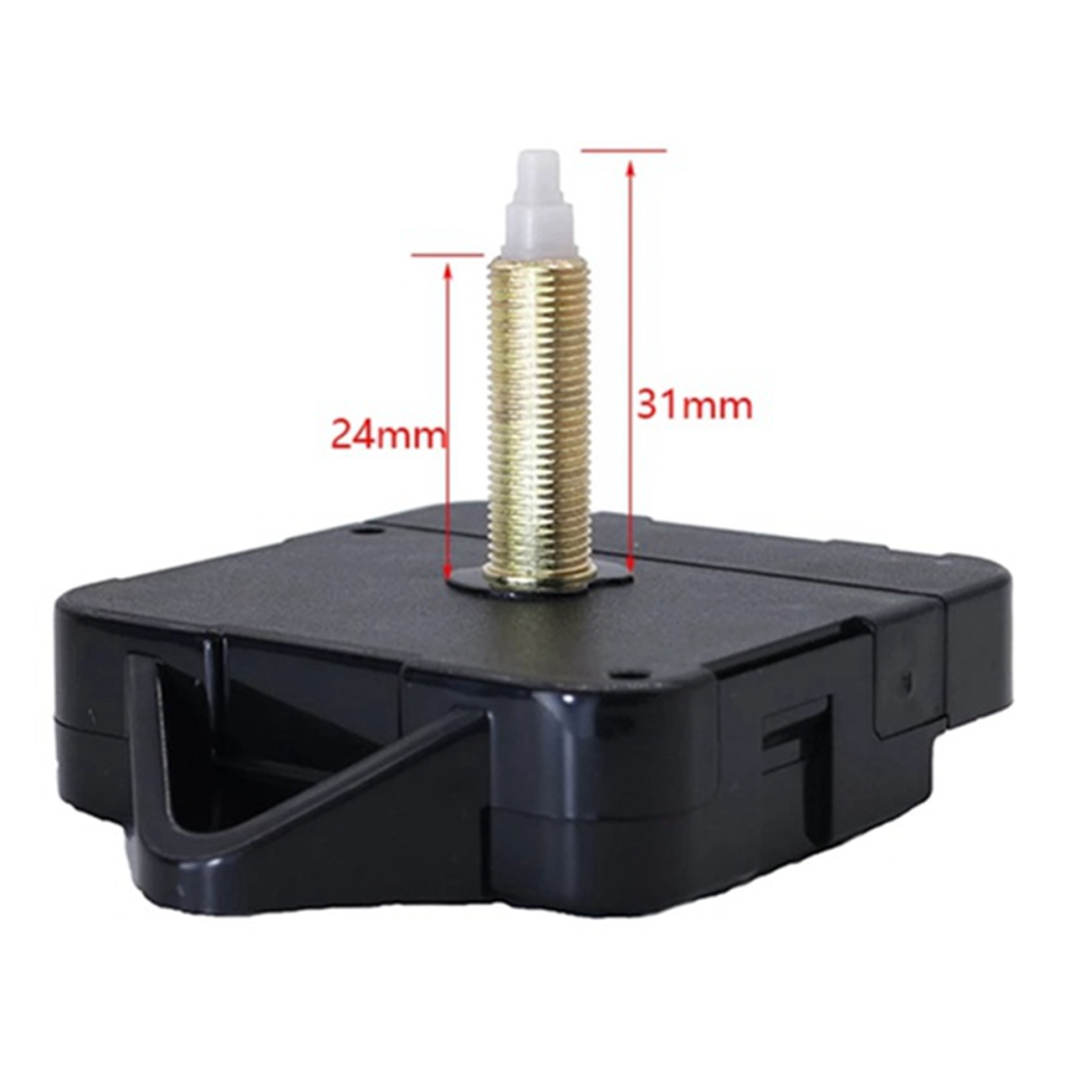 Kit de 10 aiguilles de mécanisme d'horloge à quartz à tige longue de 31 mm à monter soi-même
