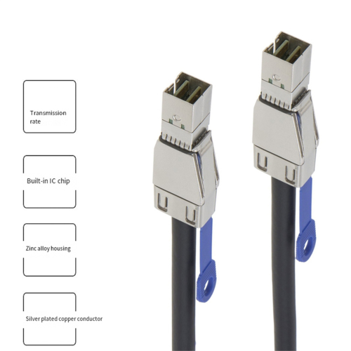 Καλώδιο MinSAS 4X SFF-8644 σε καλώδιο SFF-8644 Καλώδιο θωρακισμένου κλωβού 2