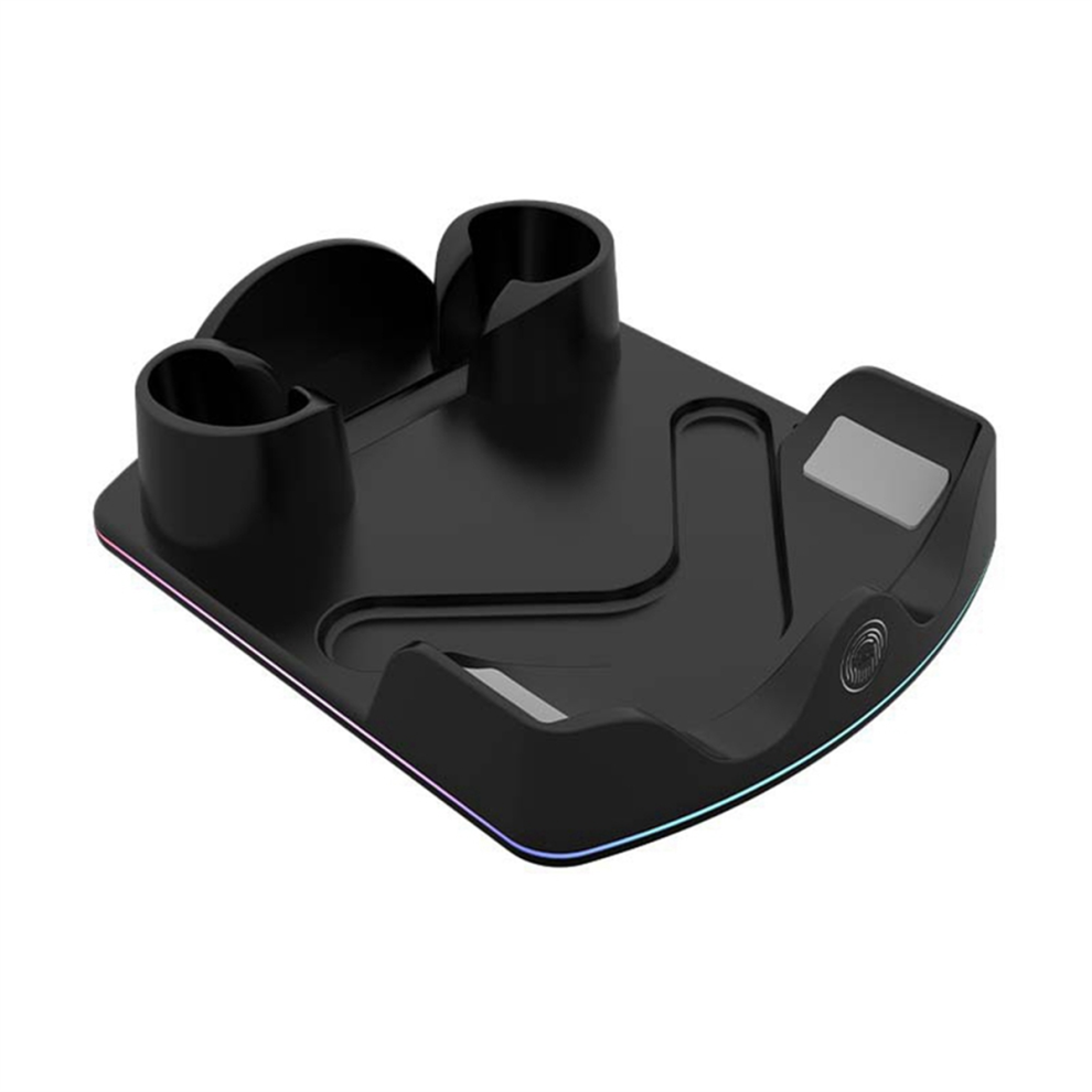 Base de chargement pour casque de réalité virtuelle Meta Quest 3S, poignée de contact, siège noir