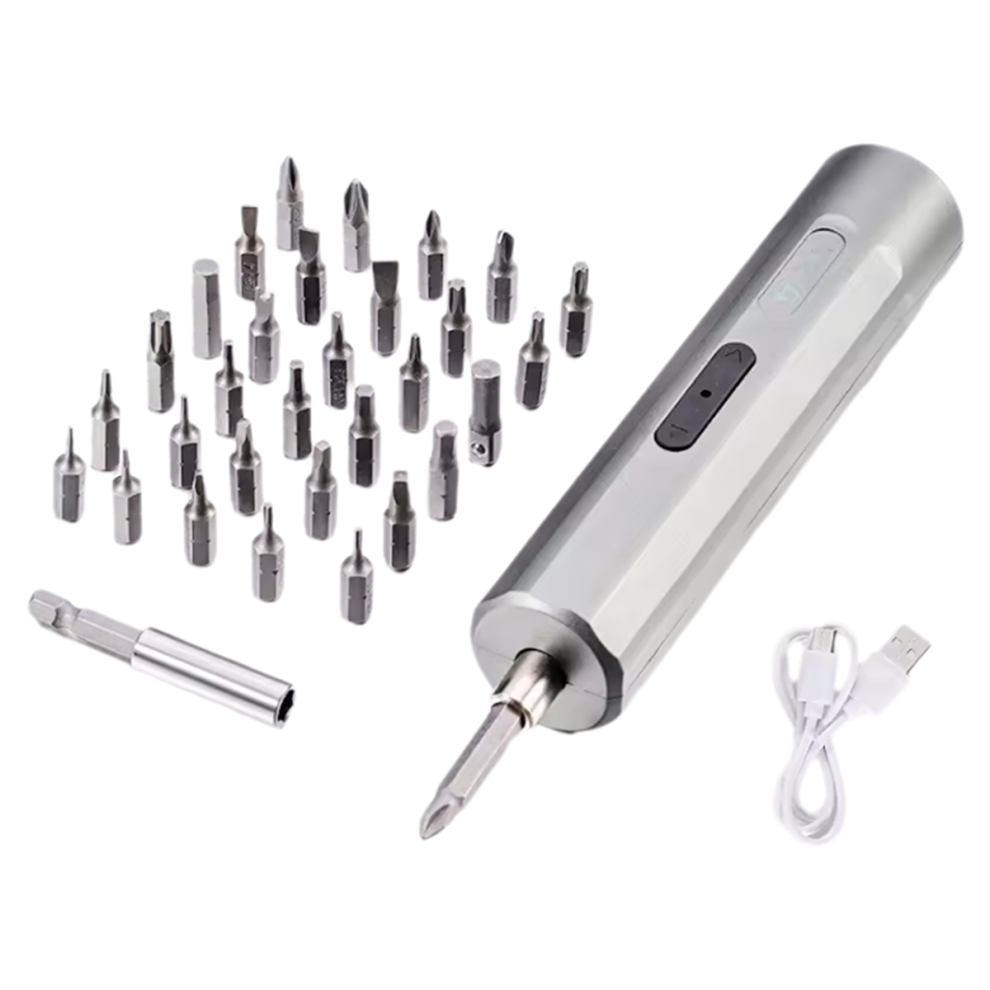 Tournevis électrique portable sans fil avec mini-perceuse et embout magnétique