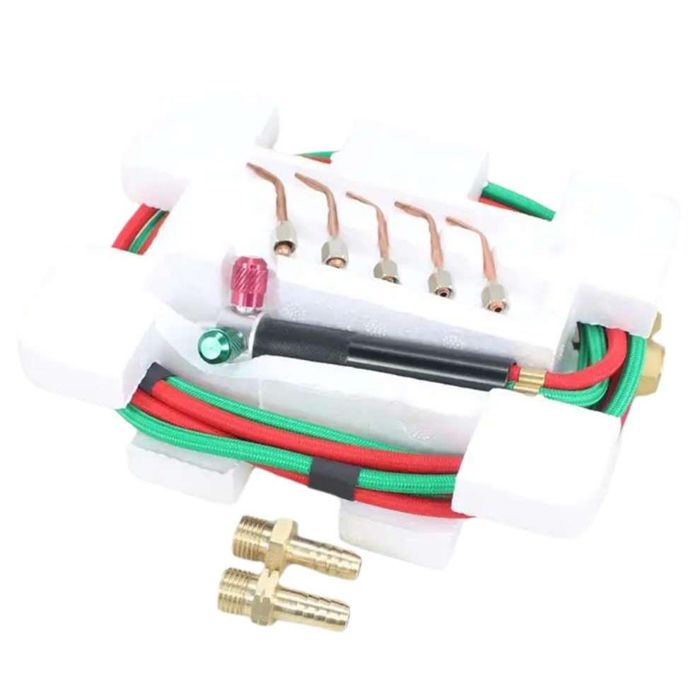 Mise à niveau des outils de chalumeau de coupe à souder 5 pointes Connecteur avec gaz oxygène