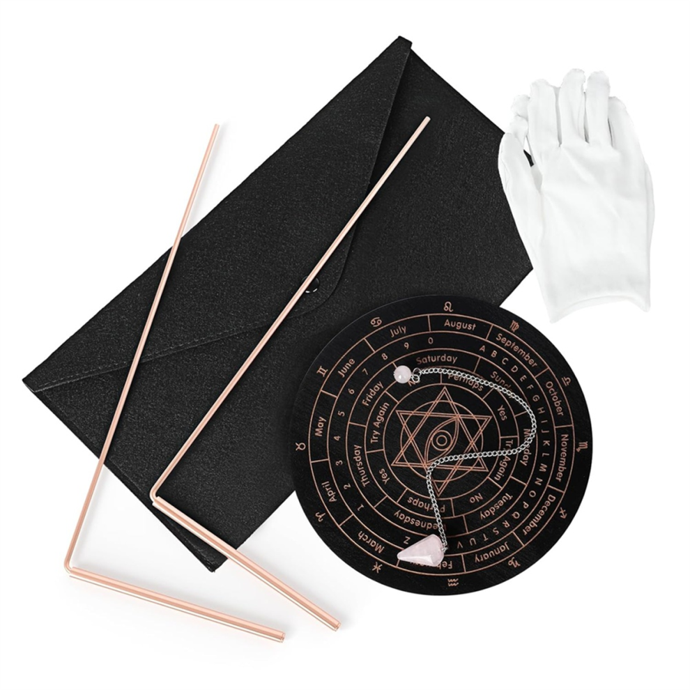 Neznačkové Pure Copper Dowsing Rods,Divining Rods With Pendulum & Divination Mat