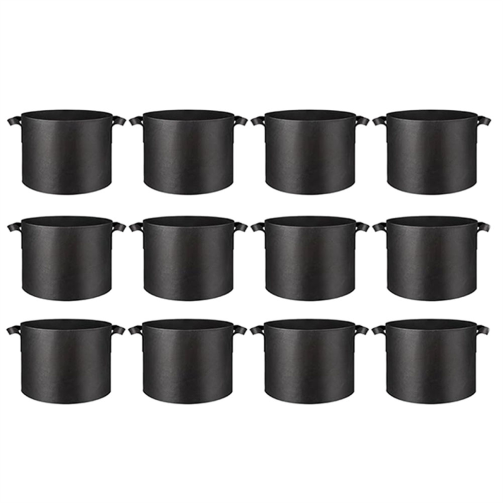 Neznačkové 12Pcs Grow Bags 5 Gallon Planter Pots With Handles For Tomoato