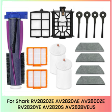 Für Shark RV2820ZE Staubsauger, Hauptseitenbürste und Filter