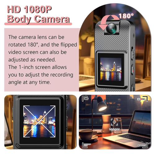 1080P Video Recorder Camera Small Security Camera Night Vision 1