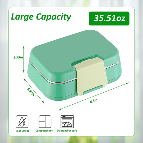 Leakproof Bento Lunch Box for Kids & Adults- Multi-Compartment 1